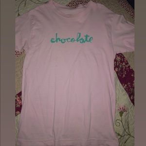 Brand: CHOCOLATE (pink shirt)